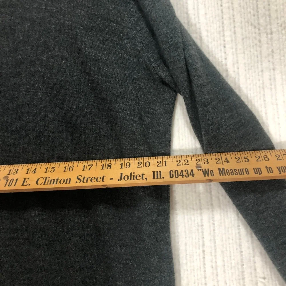 Tricots Raphael Quarter Zip Pullover Sweater Mock Neck Gray‎ XXL
